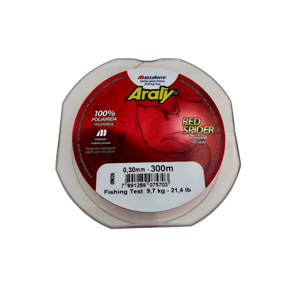 Nailon para pesca Red Spider 300 metros Araty