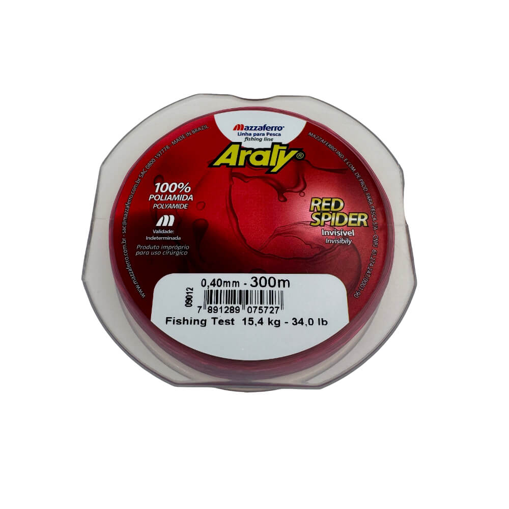 Nailon para pesca Red Spider 300 metros Araty