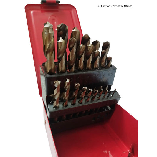 Juego de brocas Hss Fpb ambar MG Demax