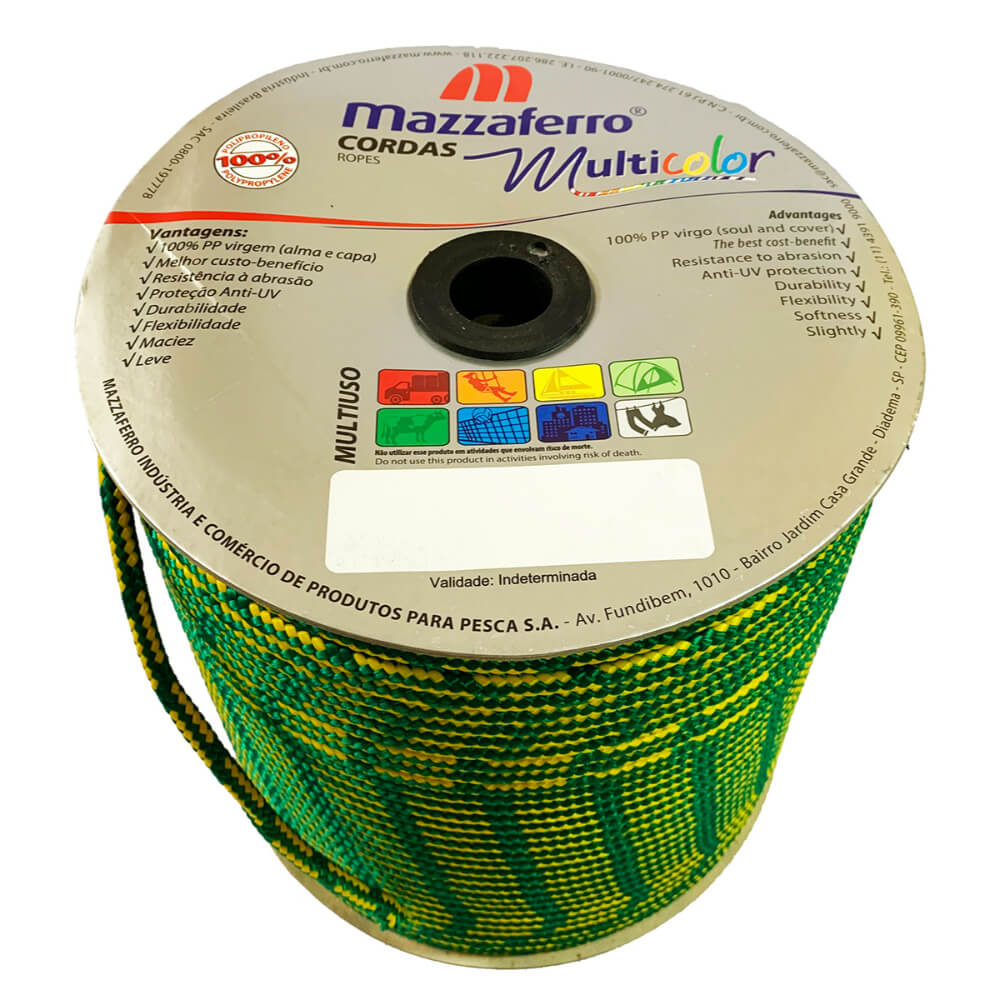 Manila polipropileno multicolor trenzada Araty