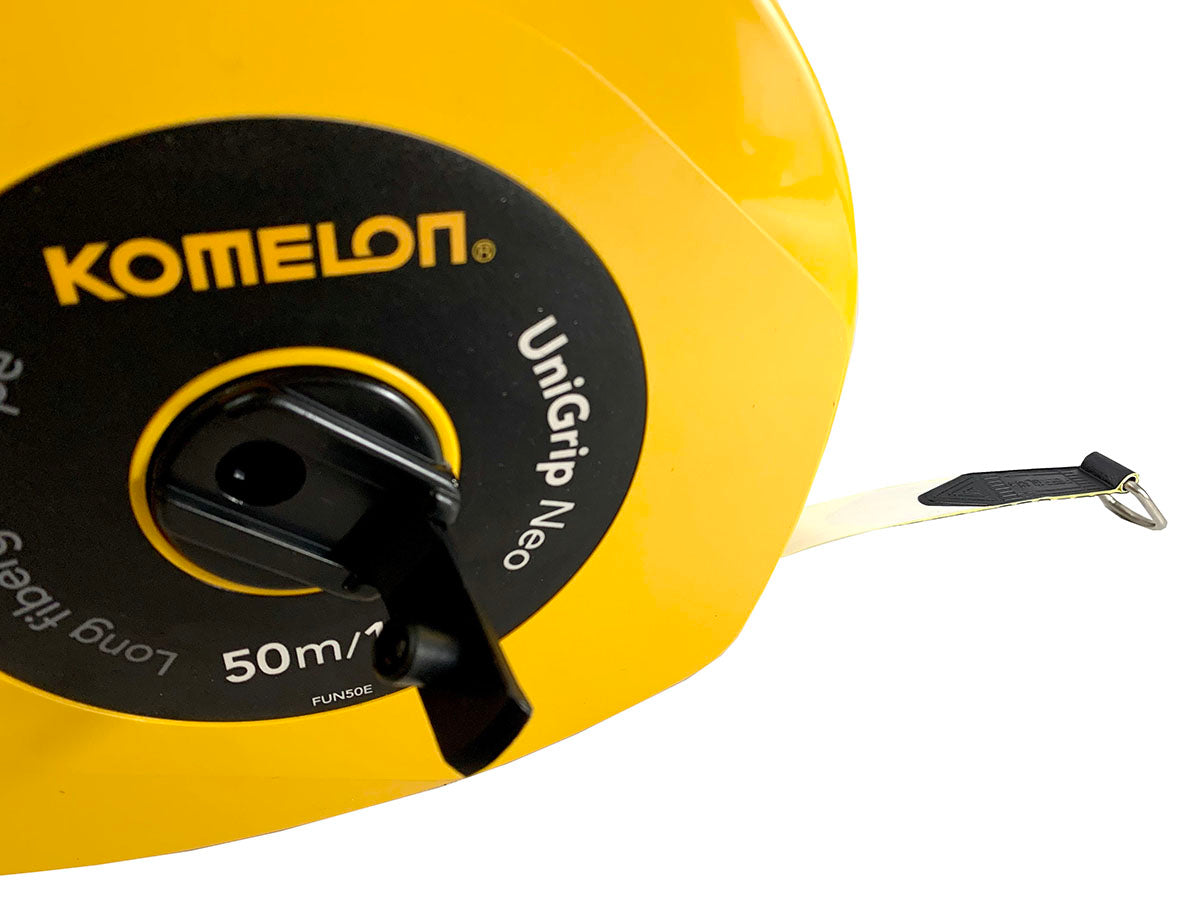 Decametro color amarillo fibra de vidrio KMC 330 Komelon