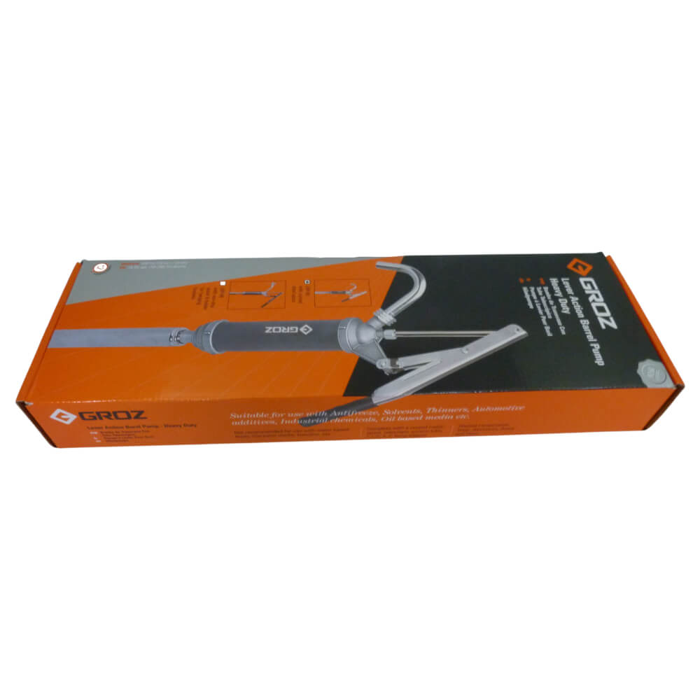 Bomba manual para thinner y aceite 55 galones cuerpo en acero LBP/06/2R Groz