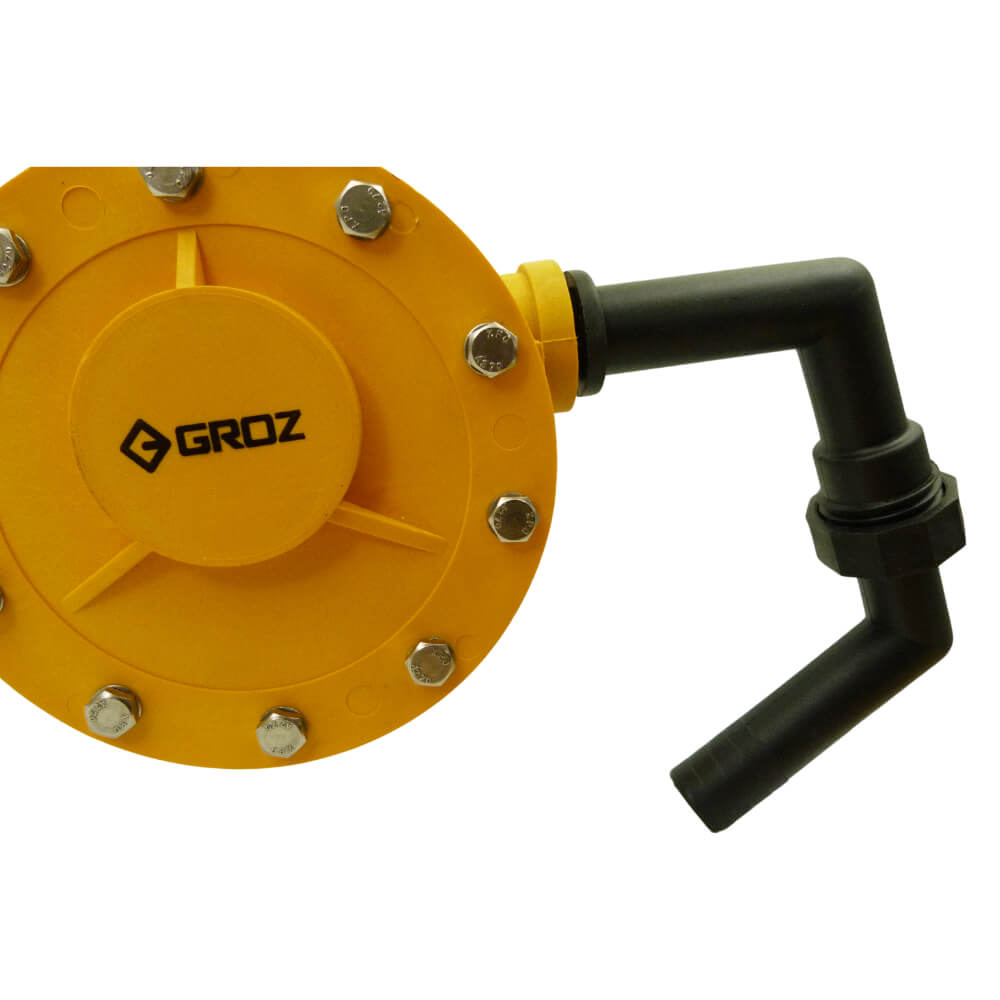 Bomba rotativa plastica manual fluidos a base agua, acidos PRP/01 Groz