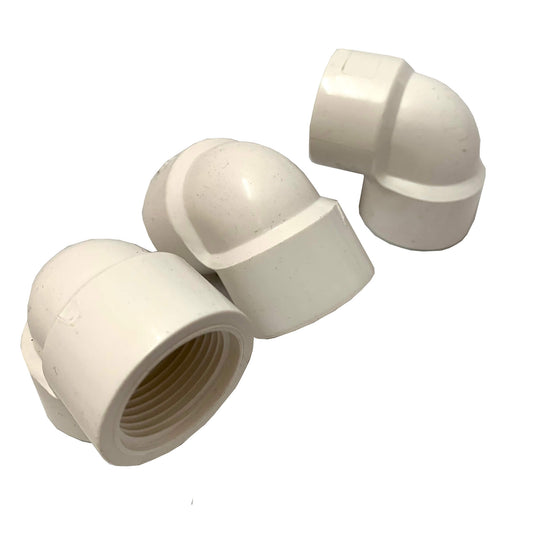 Codo roscado hembra pesado MG Xier PVC