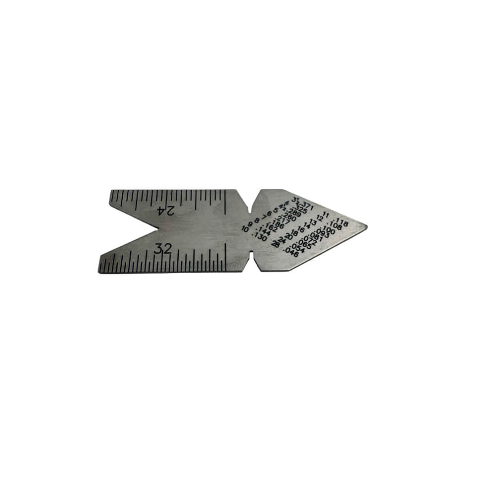 Calibrador de centro acero inoxidable Groz