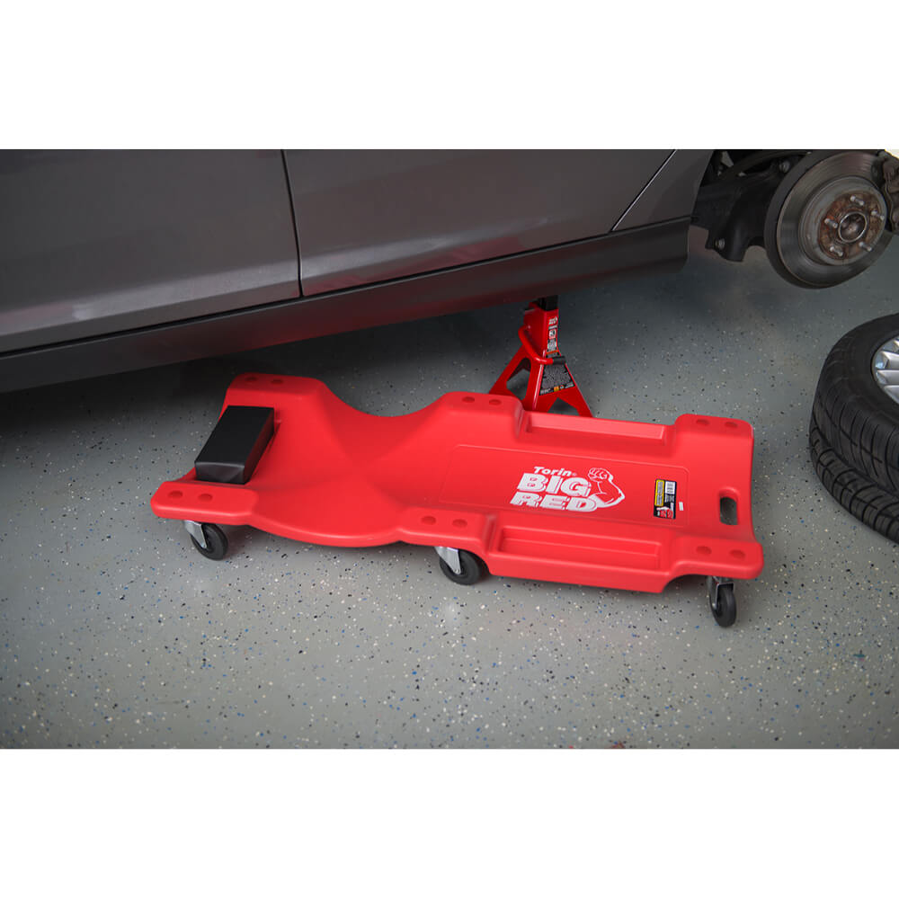 Camilla plastica 40 Pulgadas con 6 ruedas TRH6802-1 Torin Big Red