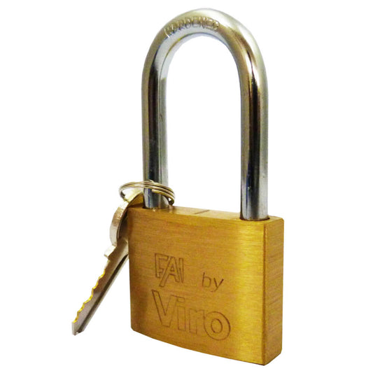 Candado fay by 40mm arco largo 40mm x 22mm Ref. 554.42 Viro