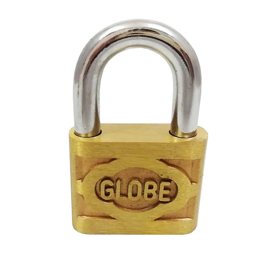 Candado amarillo pesado tipo aleman Globe