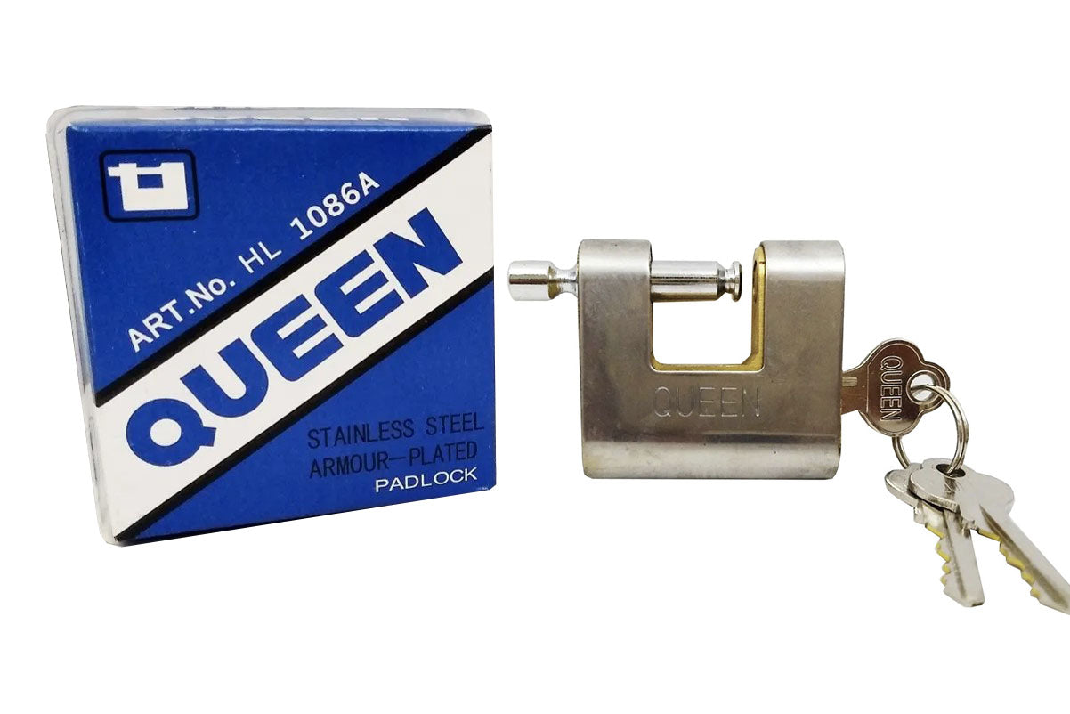 Candado de seguridad marca queen cromado