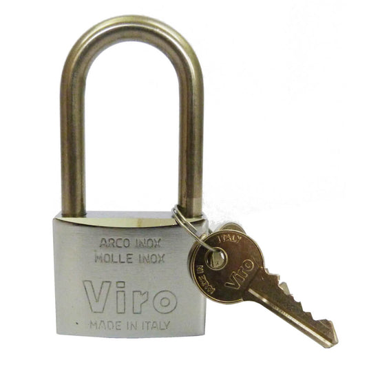 Candado mare marino 50mm arco largo 55mm x 30mm Ref. 377 Viro