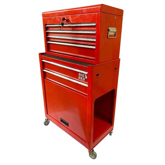 Combo caja de herramientas tipo carro 2 piezas NTBT1306X-NTBR1 Torin Big Red