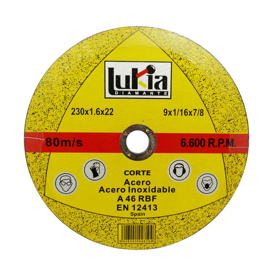 Disco corte metal tipo 1 Lukia