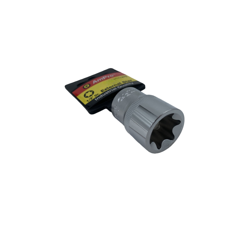 Copa torx hembra cuadrante 1/2" Ampro