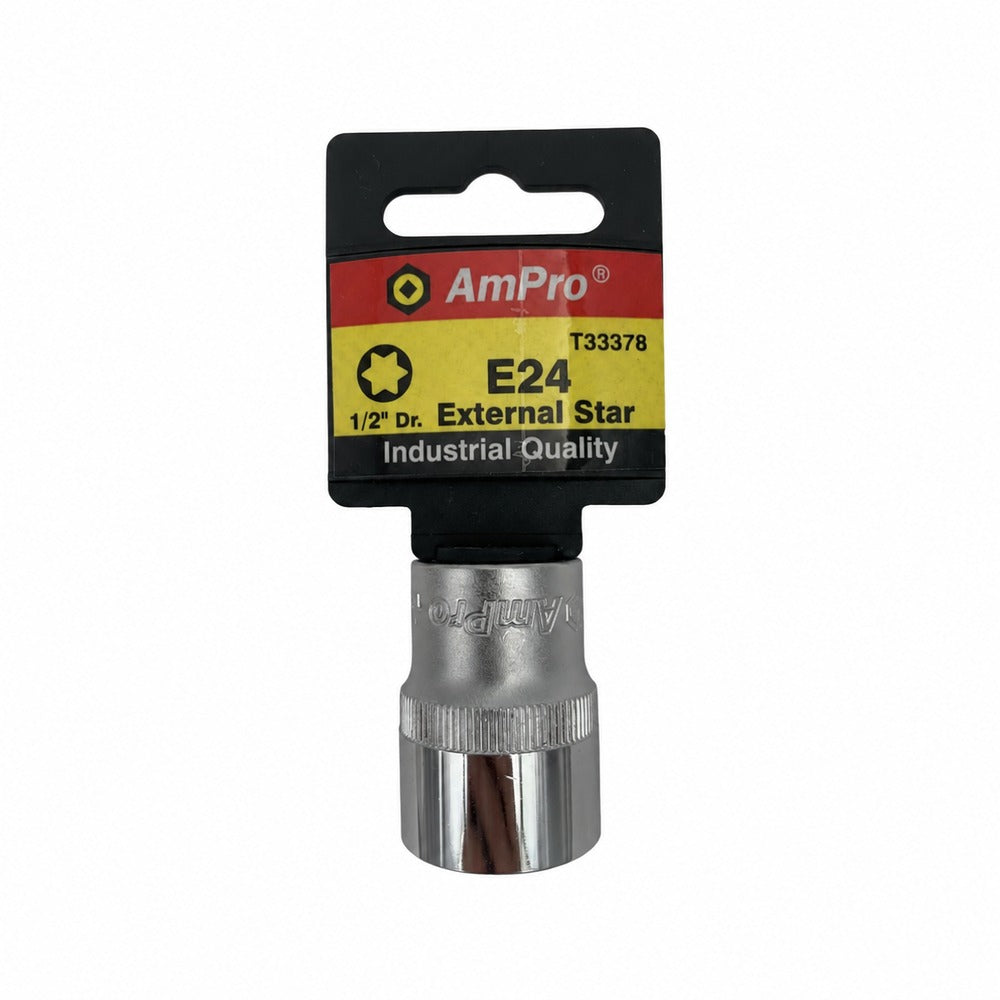 Copa torx hembra cuadrante 1/2" Ampro