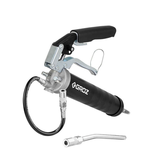 Engrasadora manual dual (tipo pistola y palanca)  1 libra hasta 7000 PSI G77RF-18/N Groz