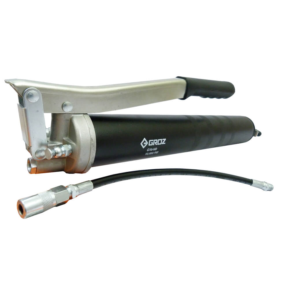 Engrasadora manual pico flexible 1.1/2 libra 10000 psi color negro G10F/HD/N Groz
