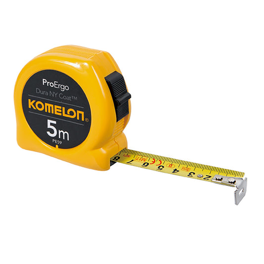 Flexometro color amarillo Pro KMC 74N Komelon