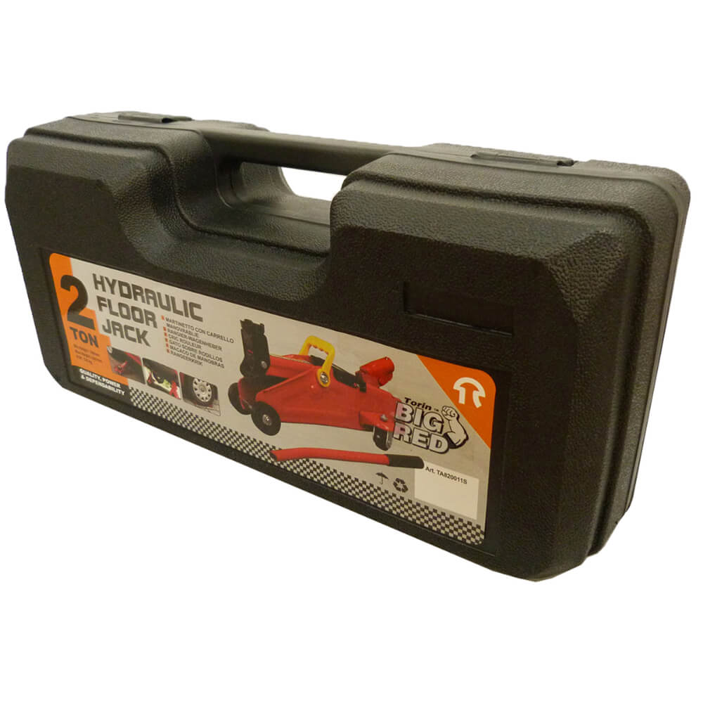 Gato hidraulico de zorra corto con estuche 2 toneladas TA820011S Torin Big Red