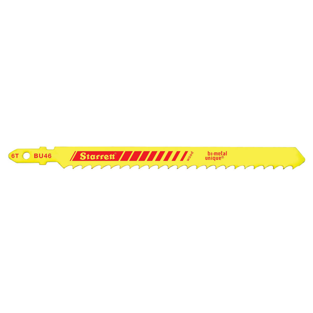 Hojas sierra caladora para madera 4x6 dientes bimetalica 2 piezas BU46-2 Starrett