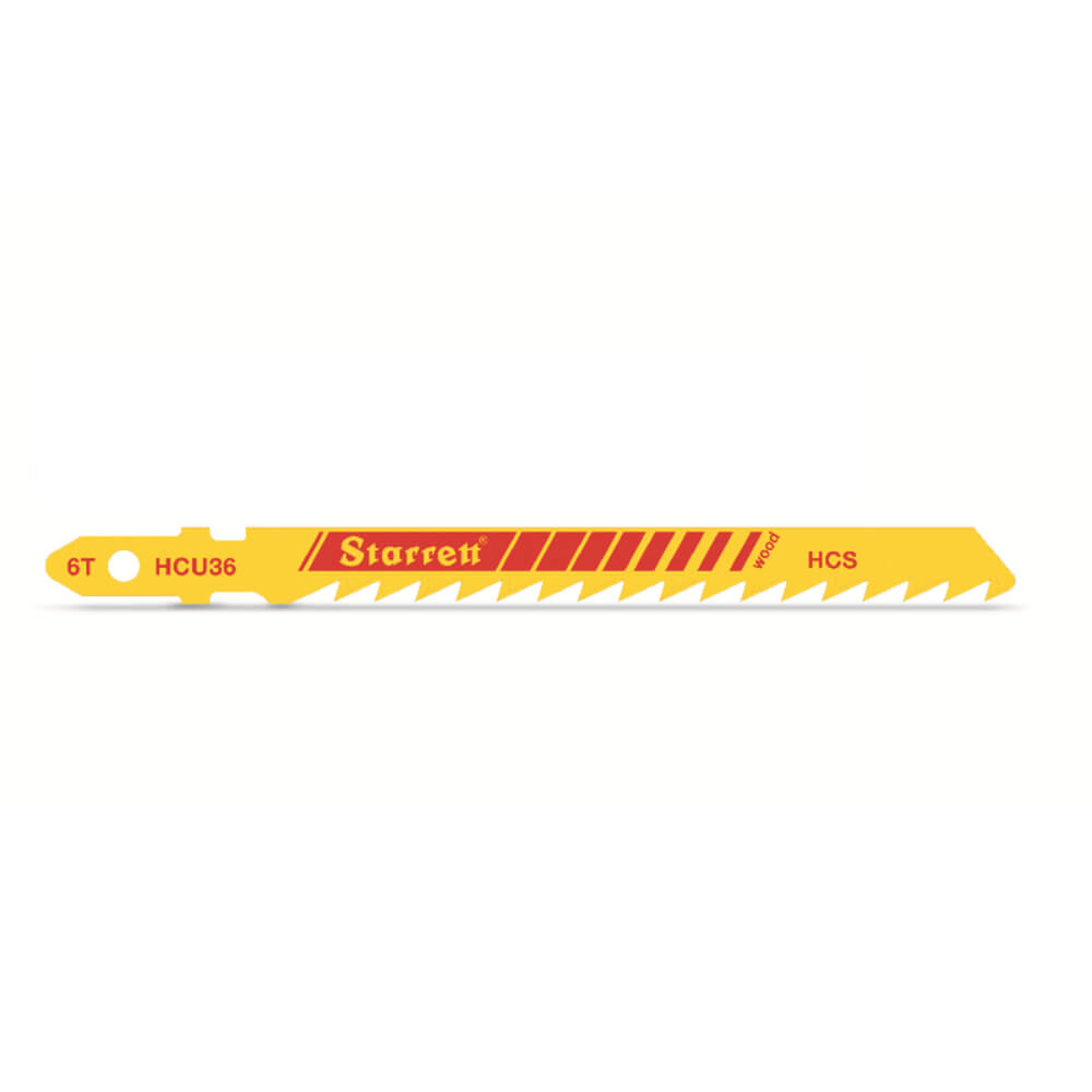 Hojas sierra caladora para madera 3x6 dientes alto carbono 2 piezas HCU36-2 Starrett