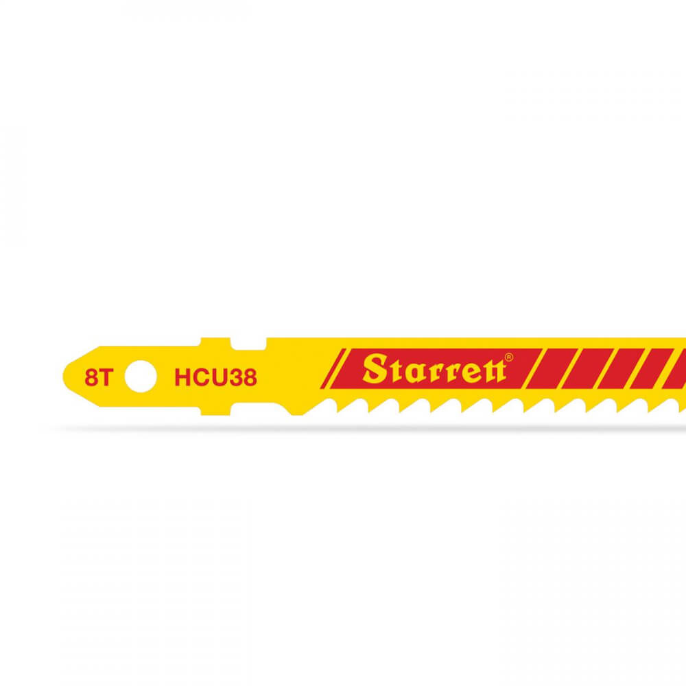 Hojas sierra caladora para madera 3x8 dientes alto carbono 2 piezas HCU38-2 Starrett