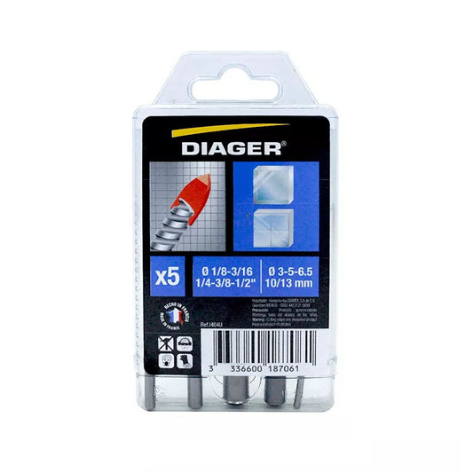 Juego de brocas para vidrio y azulejos  5PZ 187061 Diager