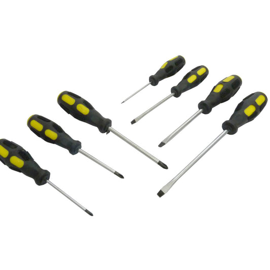 Juego de destornilladores 7 piezas (4 pala - 3 estrella) 309968 MG Demax