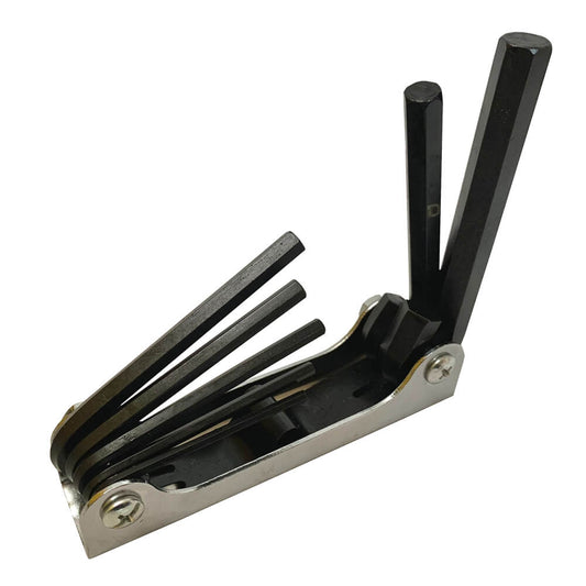 Juego de llaves bristol 7 piezas 2.5mm a 10mm tipo navaja 31042 MG Demax