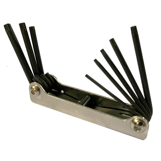 Juego de llaves torx tipo navaja 8 piezas T9 a T40 14534 Bondhus