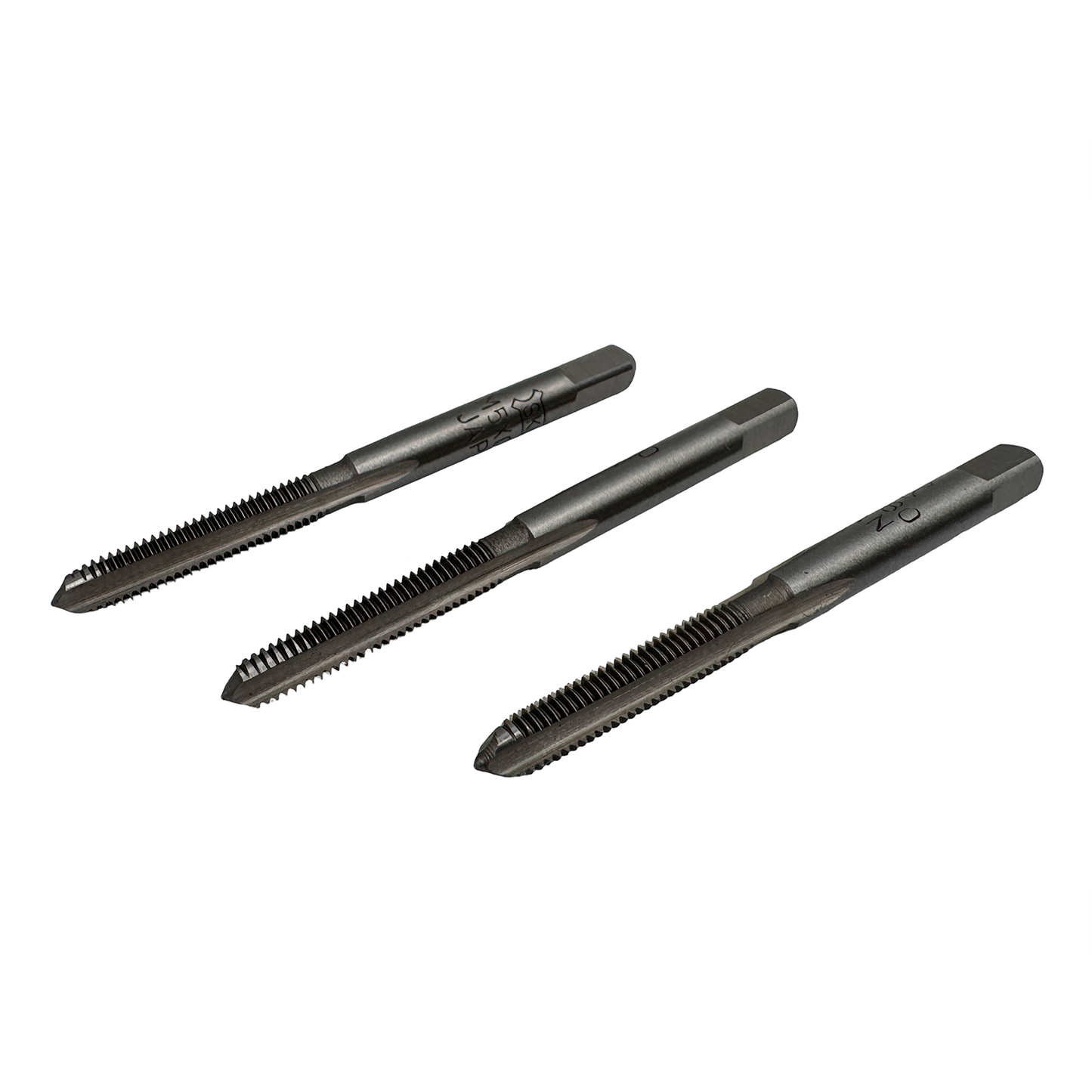 Juego de machuelos 3 piezas milimetrico  acero carbon  801 SKC