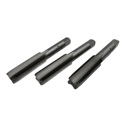 Juego de machuelos 3 piezas milimetrico  acero carbon  801 SKC