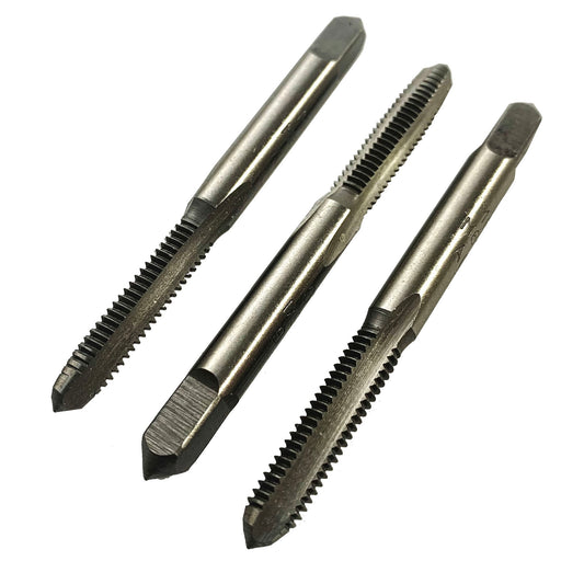 Juego de machuelos 3 piezas acero carbón milimétrico MG Demax