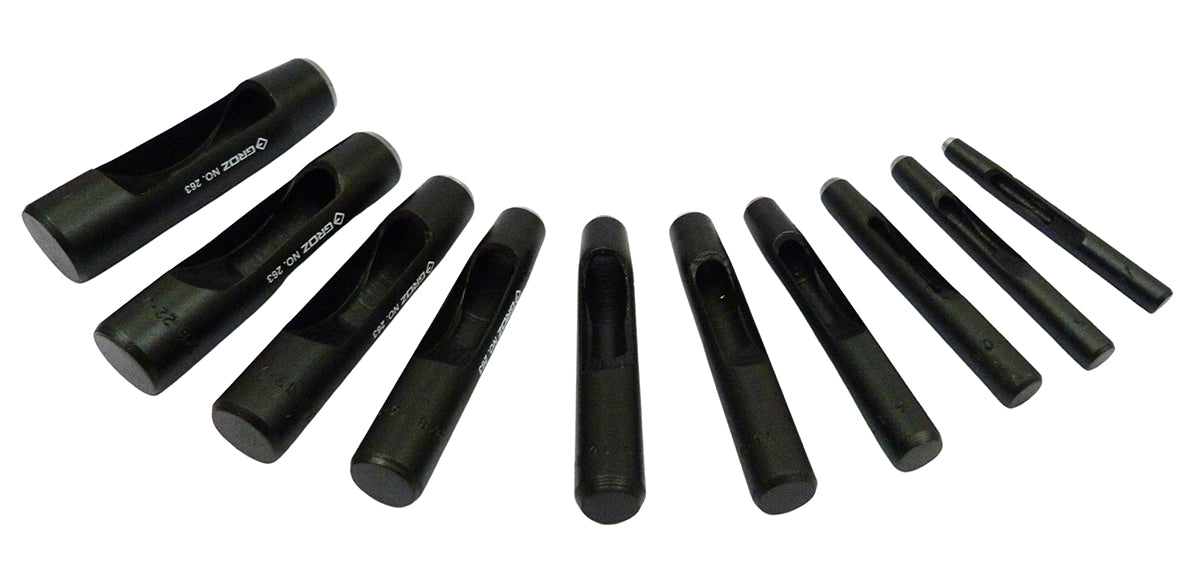 Juego de sacabocado 10 piezas 6mm a 25mm HPL/10/ST Groz