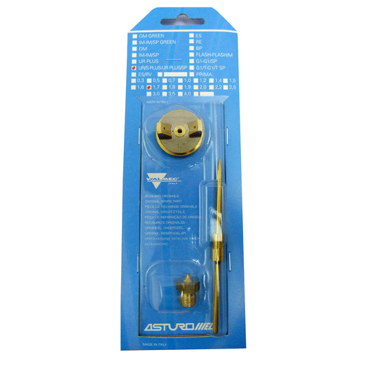 Kit aerografo boquilla abanico 1.7 UR/S PLUS  40322 Asturo