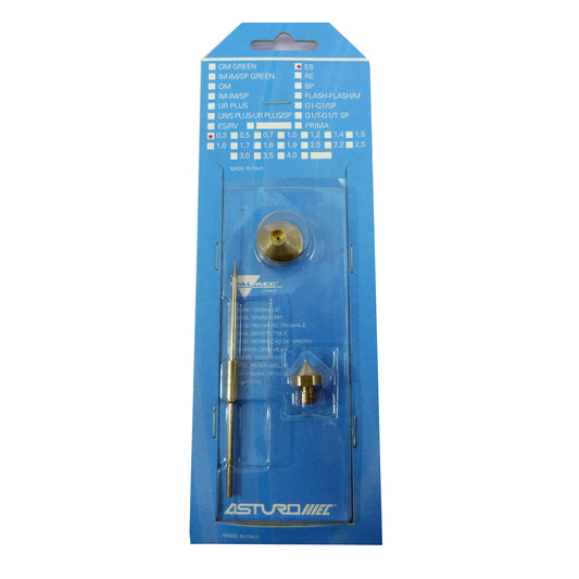 Kit aerografo boquilla chorro 0.3 ES  40350 Asturo