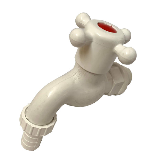 Llave final con acople para manguera 1/2" MG Xier PVC