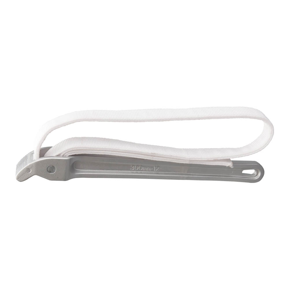 Llave de correa en aluminio cuerpo 12" correa en nylon 36" STW/12G Groz
