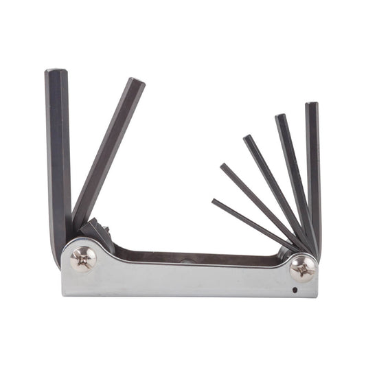 Juego de llaves bristol tipo navaja 7 Piezas  2.5mm - 10mm ALN/HX-HX/7/GRZ Groz