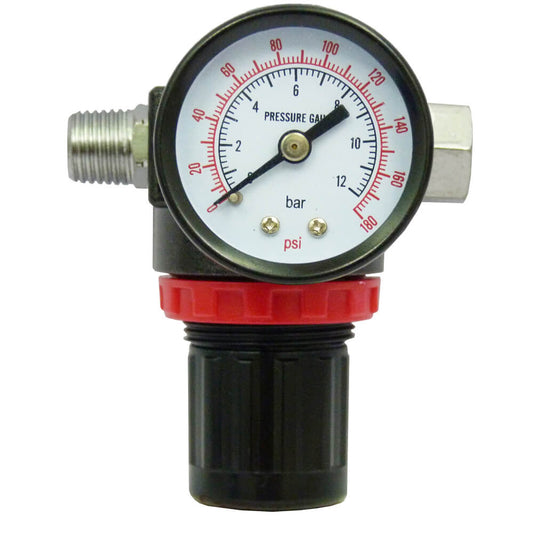 Regulador sencillo 180 libras - 1/4 ENT.3/8 MF-4 MG Wufu