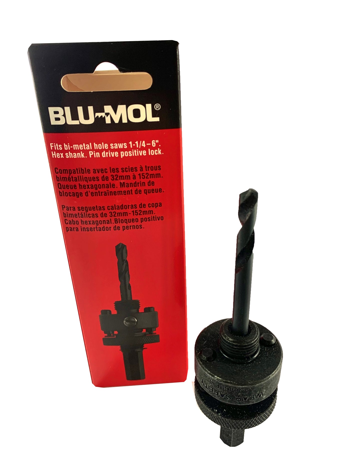 Mandriles para sierra copa eje 7/16 hexagonal 1.1/4 - 6" ref. 5545 Blumol