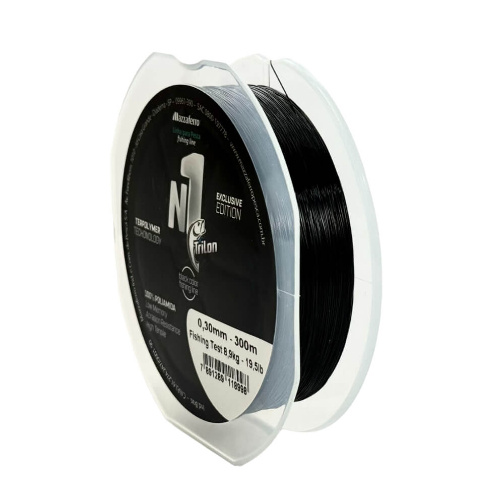 Trilon numero uno negro 300 metros termopolimero Araty