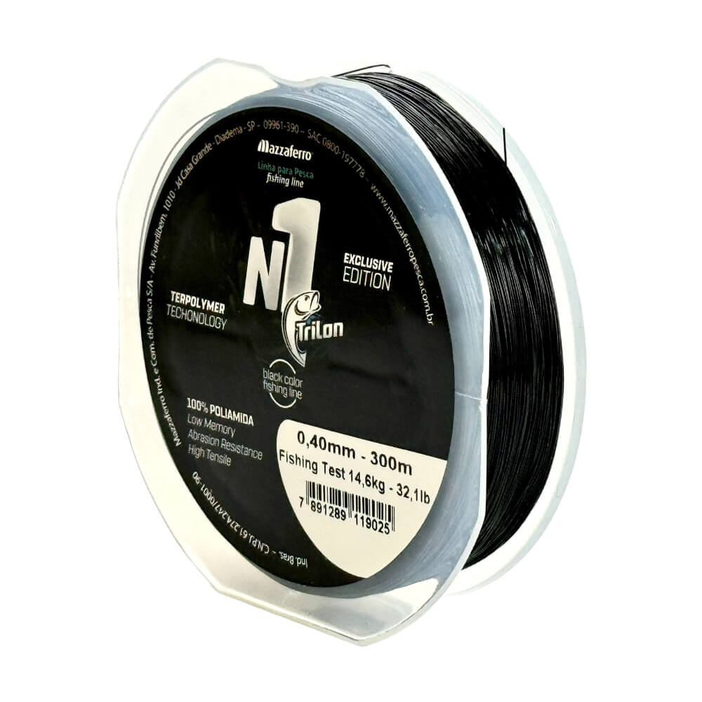 Trilon numero uno negro 300 metros termopolimero Araty