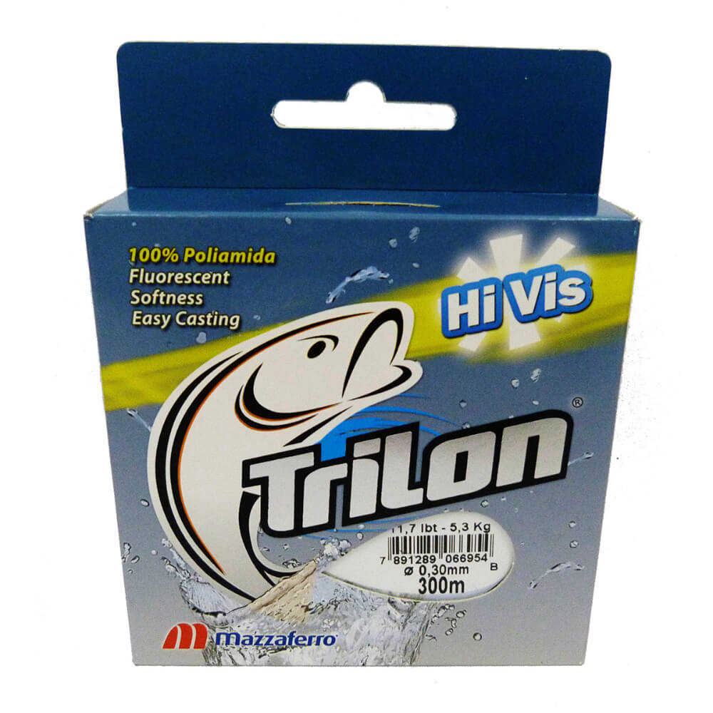 Nailon Trilon hi-vis blanco light carrete 300 metros Araty