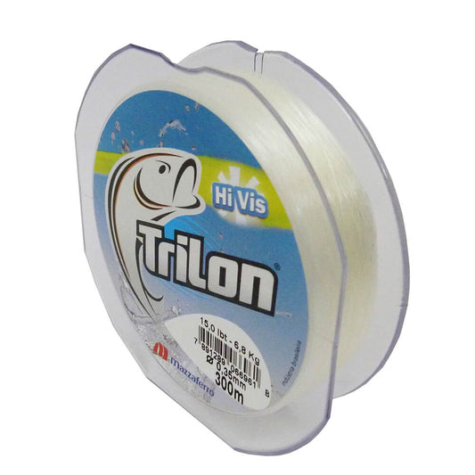 Nailon Trilon hi-vis blanco light carrete 300 metros Araty