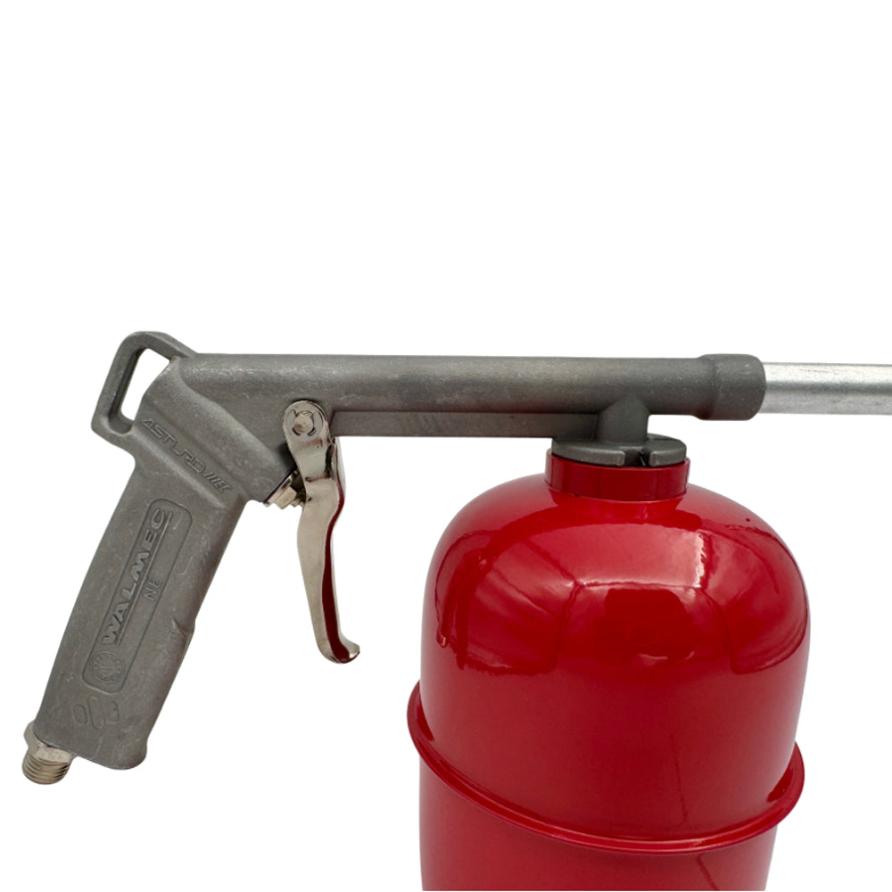 Pistola petrolizadora aluminio NE vaso rojo 50085 Asturo
