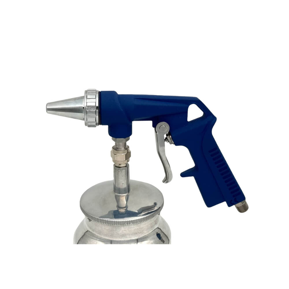 Pistola de sandblastiar con vaso de aluminio PS-3 MG Wufu