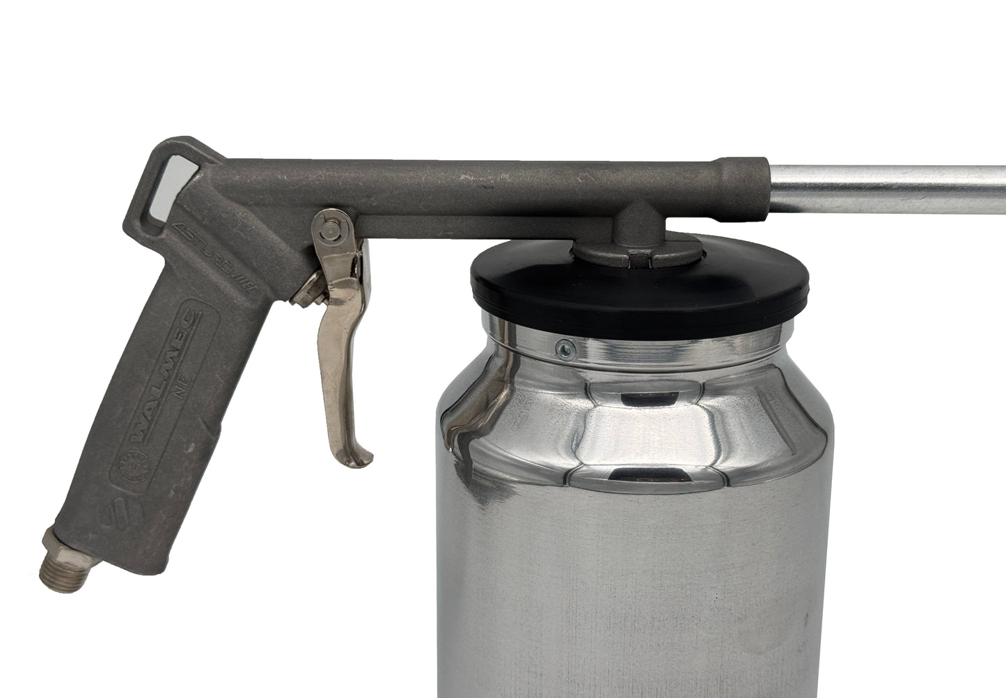 Pistola petrolizadora aluminio NE/S vaso cromado 50086 Asturo