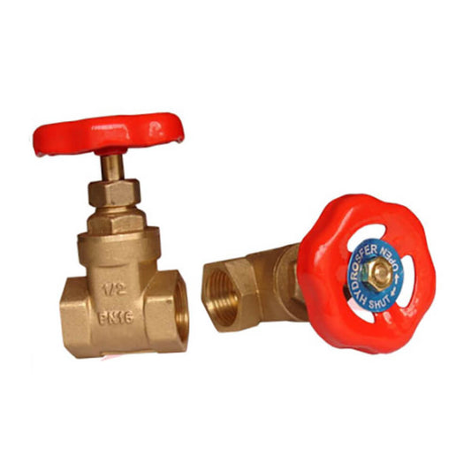 Registro cortina PN16 en laton 23020H Hydrosfer