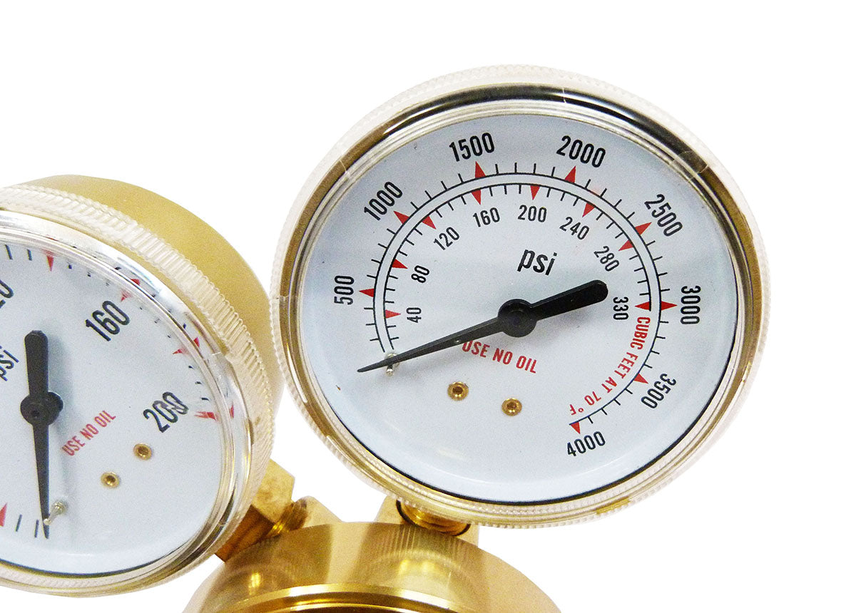 Regulador para oxigeno presion entrada 330 psi- 20h or-19 MG Gasbar kimpin