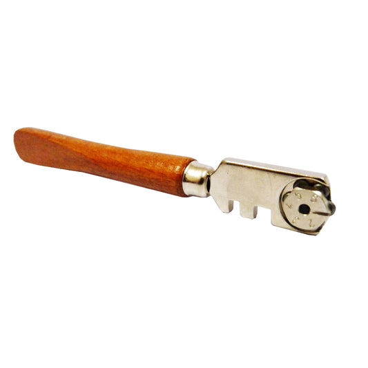 Cortavidrios mango en madera Silberschinitt